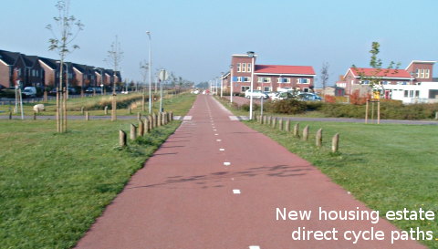 New housing estate - excellent cycle paths